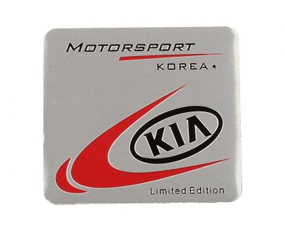 Kovová samolepka KIA Korea MOTORSPORT