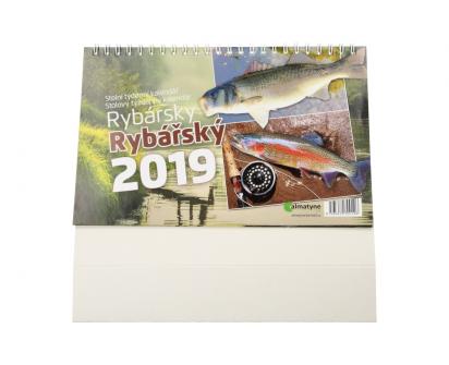Rybářský kalendář 2019 20 x 21,5 cm