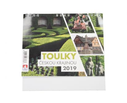 Toulky Českou krajinou kalendář 2019 malý 17,5 x 17 cm