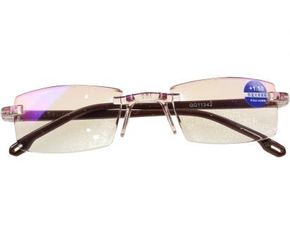 Dioptrické brýle s antireflexní vrstvou hnědé +1,50