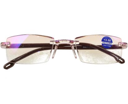 Dioptrické brýle s antireflexní vrstvou hnědé +3,50