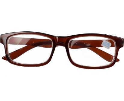 Dioptrické brýle pro krátkozrakost -4,00 hnědé 