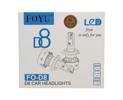 LED autožárovka FOYU D8 H1 CANBUS 10-30V 36W