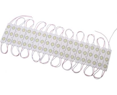 Nalepovací silná tříbodová LED dioda bílá 