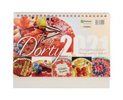 Kalendář 2021 Dorty 22 x 17 cm
