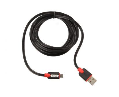 Nabíjecí kabel micro flat USB 200 cm 
