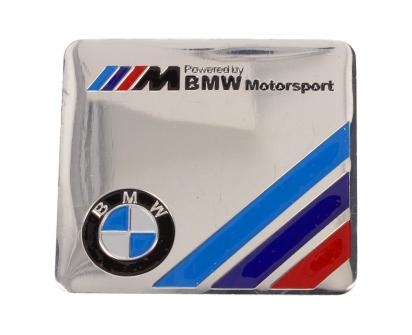 Kovová samolepka BMW Motorsport 5,5 x 6 cm