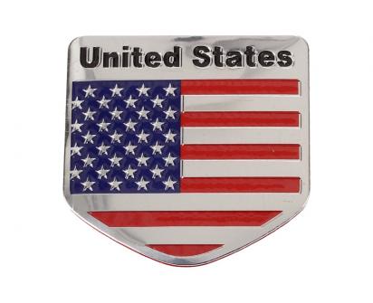 Kovová samolepka United States 5 x 5 cm