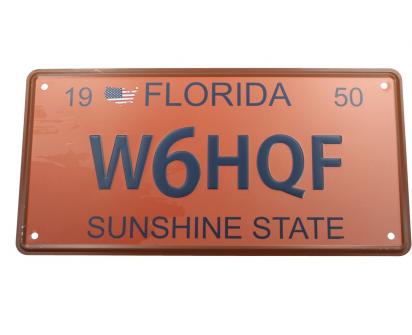 Cedule značka USA 30x15,5 cm FLORIDA SUNSHINE STATE