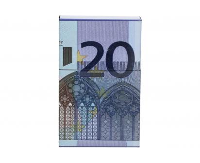 Plechová krabička na cigarety Euro