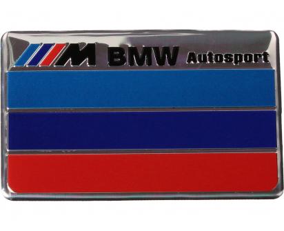 Kovová samolepka M BMW Autosport 5cm x 8cm