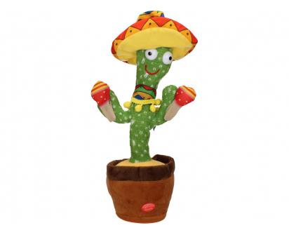 Tančící kaktus Dancing Music Mexico Songy Nabíjecí