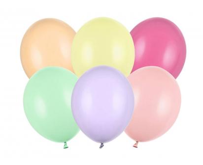 Balónky Party 25ks latexové pastelové mix barev