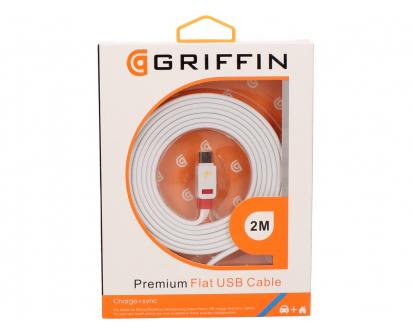 Premium Flat USB-C Cable 2m Griffin