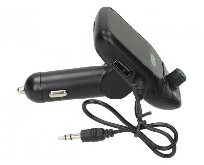 USB adaptér do autozapalovače s Hands-free Bluetooth, stereo music