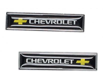 Kovová samolepka Chevrolet – 3D (2 ks)