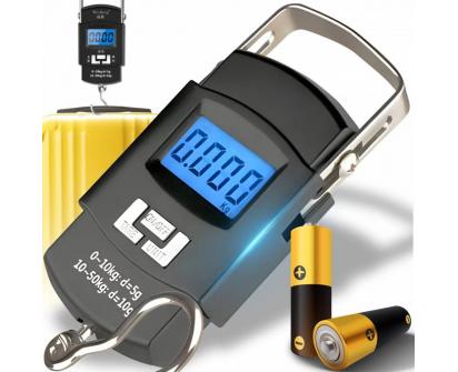 Digitální závěsná váha Retoo do 50 kg s podsvíceným LCD displejem