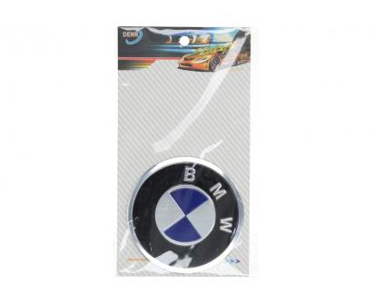 Kovová kulatá samolepka BMW 8,5 cm