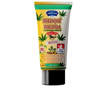 Bylinný balzám v tubě 150 ml s konopím