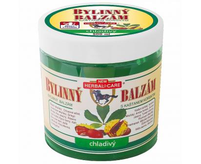 Bylinný chladivý balzám s kaštanem koňským 500 ml