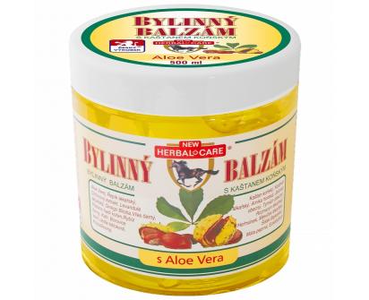 Bylinný balzám s kaštanem koňským a Aloe Vera 500 ml