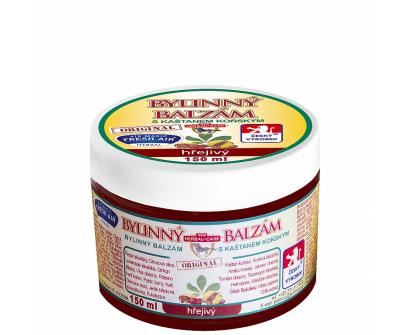 Bylinný balzám s kaštanem koňským 150 ml – hřejivý