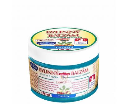 Bylinný balzám s kaštanem koňským 150 ml – masážní