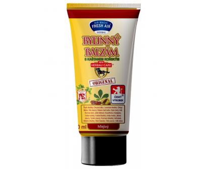 Bylinný balzám s kaštanem koňským v tubě 150 ml – hřejivý