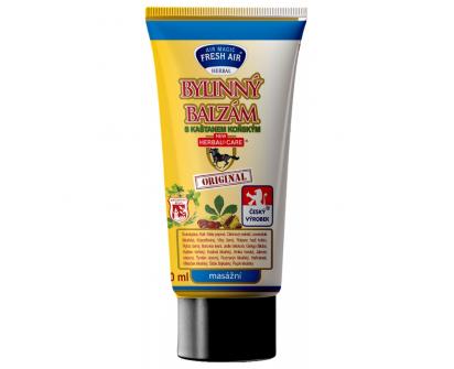 Bylinný balzám s kaštanem koňským v tubě 150 ml – masážní
