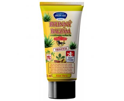 Bylinný balzám s kaštanem koňským a Aloe Vera v tubě 150 ml