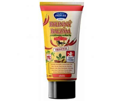 Bylinný balzám s kaštanem koňským a chilli v tubě 150 ml