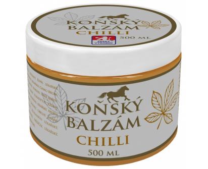 Koňský balzám s kaštanem koňským a chilli 500 ml