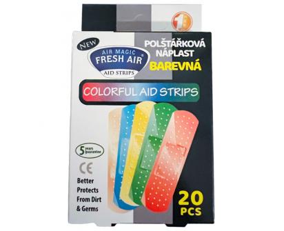 Polštářková náplast Colorful 20ks