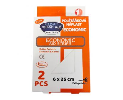 Polštářková náplast Economic 6×25cm 2ks
