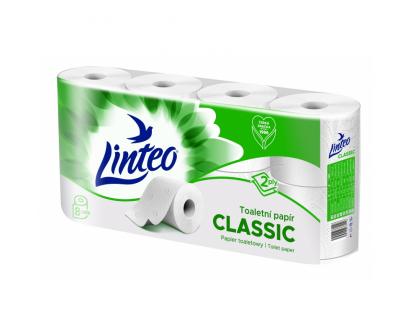 Toaletní papír Linteo Classic bílý 7+1 role – 2vrstvý