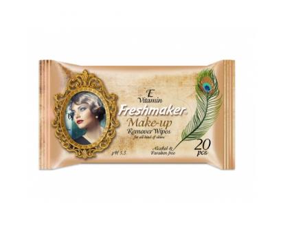 Freshmaker make-up vlhčené ubrousky 20ks – s vitamínem E