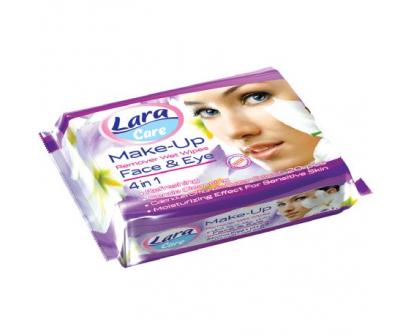 LARA Make-up vlhčené ubrousky 20ks – neutrální vůně