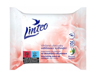 Vlhčené ubrousky Linteo Make-up 25ks – heřmánek a Aloe Vera