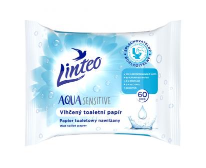 LARA vlhčený WC papír Sensitive 60ks – heřmánek