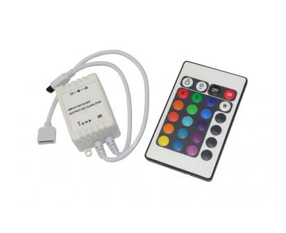 Regulátor LED pásků RGB s ovladačem