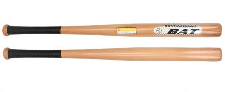 Baseballová pálka z tvrdého dřeva 30 palců - 76 cm