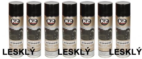 K2 Akrylová barva ve spreji černá lesklá