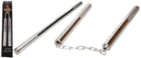 Kovový nunchaku 2v1