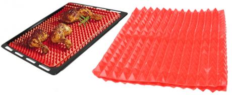 Silikonová pyramidová podložka na pečení