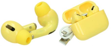 Bezdrátová bluetooth sluchátka žlutá
