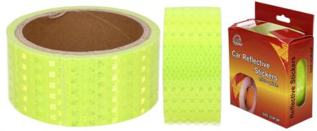 Reflexní lepící páska Svítivá žlutá 5m
