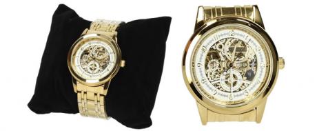 Luxusní hodinky Wlisth zlaté