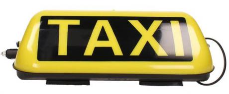 Magnetické světlo Taxi do autozapalovače 28 cm