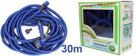 Vysoce kvalitní rozšiřitelná hadice X3 s hlavicí 30m modrá