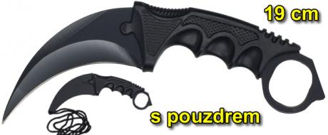 Nůž Rudý John s pouzdrem a tkaničkou – délka 19 cm